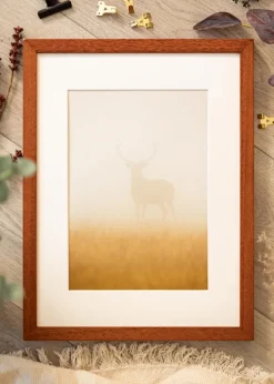 Ram Hermes Körsbär 70x90 cm - Passepartout Vit 24x30 inches