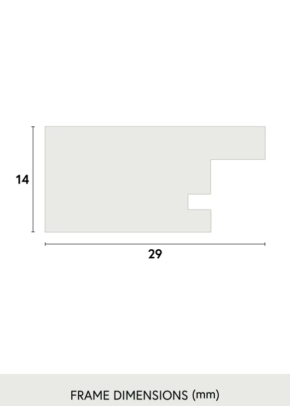 Ram Home Glas Vit 20x20 cm
