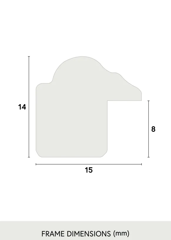 Ram Horndal Brun 13x18 cm