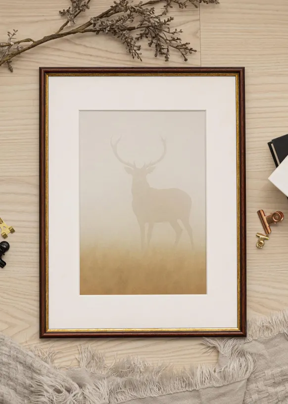 Ram Horndal Brun 30x45 cm