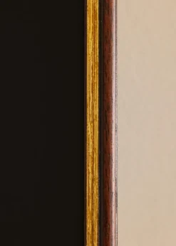 Ram Horndal Brun 40x50 cm - Passepartout Svart 29,7x42 cm (A3)