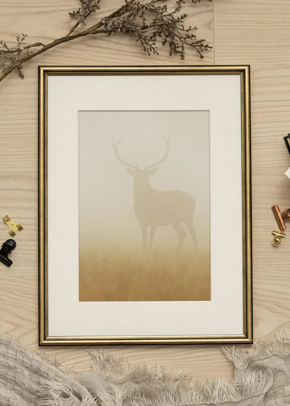 Ram Horndal Guld 40x50 cm
