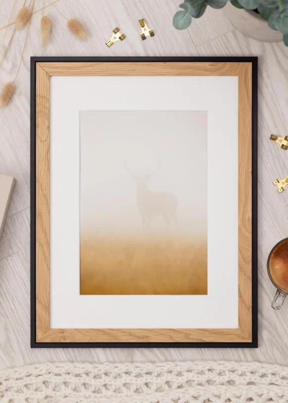 Ram Iris Svart 40x50 cm