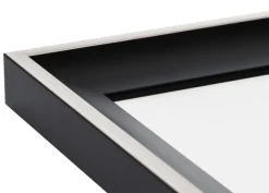 Ram Öjaren Glas Svart-silver 60x90 cm