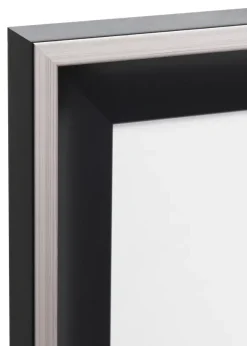 Ram Öjaren Glas Svart-silver 40x50 cm