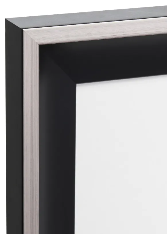 Ram Öjaren Glas Svart-silver 20x25 cm