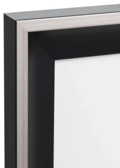 Ram Öjaren Svart-Silver 40x60 cm
