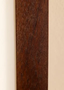 Ram Juno Teak 70x100 cm - Passepartout Vit 62x85 cm