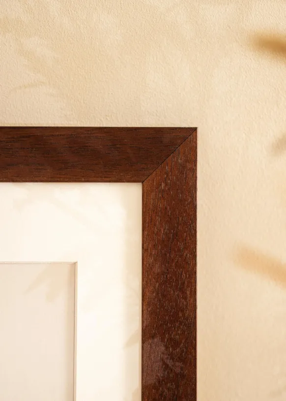 Ram Juno Teak 60x80 cm - Passepartout Vit 20x27 inches