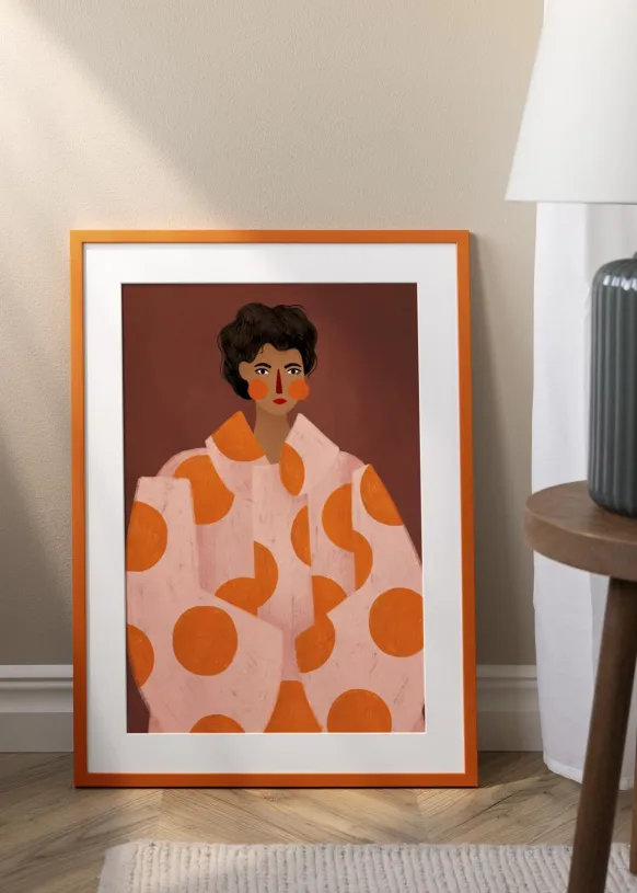 Ram Kent Orange 50x70 cm