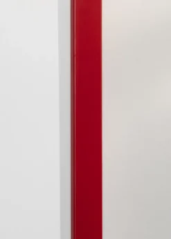 Ram Kent Röd 40x50 cm - Passepartout Vit 29x39 cm