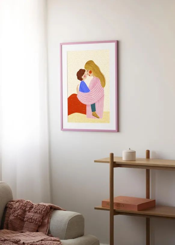 Ram Kent Rosa 40x50 cm