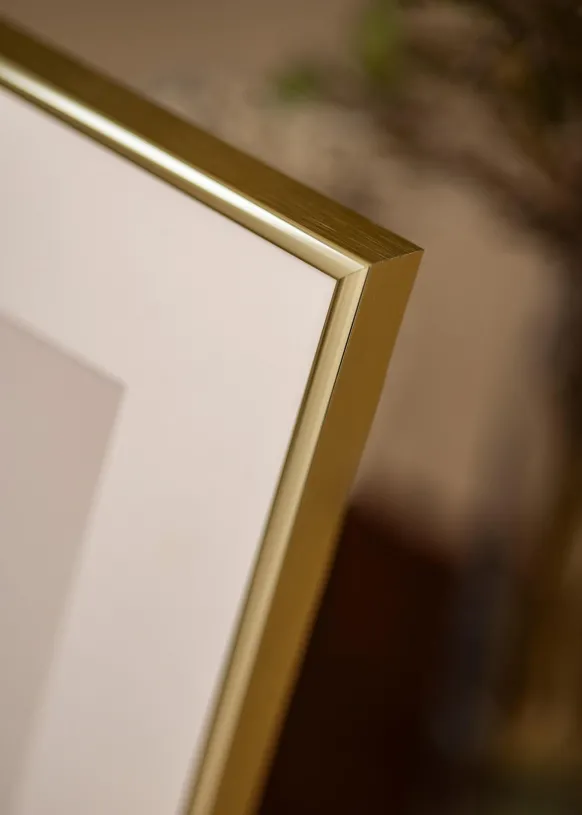 Ram Köpenhamn Guld - Valfri Storlek (Akrylglas)