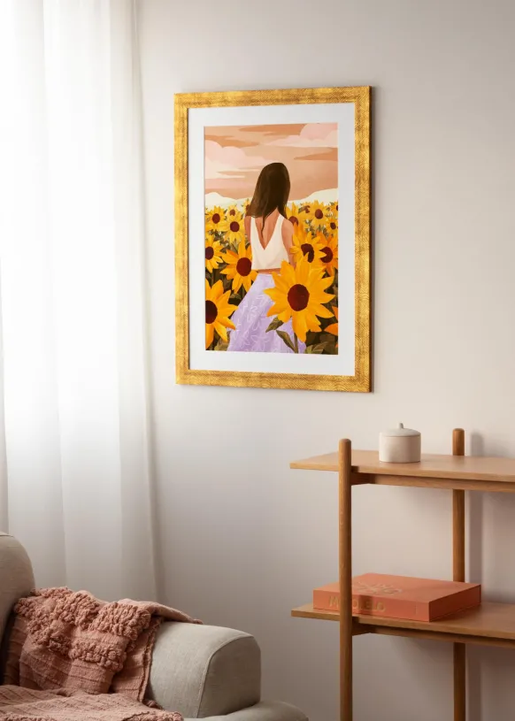 Ram Linea Guld 40x60 cm