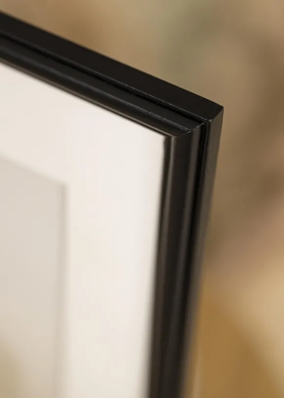 Ram Line Glas Svart 10x10 cm