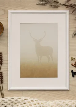 Ram Line Glas Vit 40x50 cm