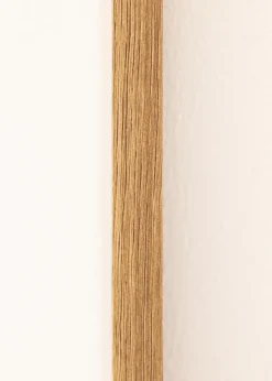 Ram Modern Teak 40x50 cm - Passepartout Vit 30x40 cm