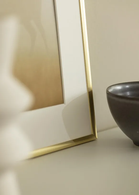 Ram New Lifestyle Glas Guld 18x24 cm