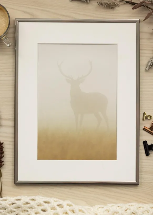 Ram New Lifestyle Glas Stål - 50x70 cm