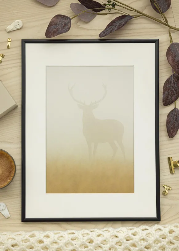 Ram New Lifestyle Matt Svart 30x45 cm