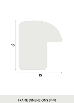 Ram Newline Glas Guld 13x18 cm