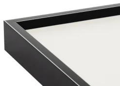 Ram Nielsen Premium Alpha Glas Blank Svart 70x90 cm