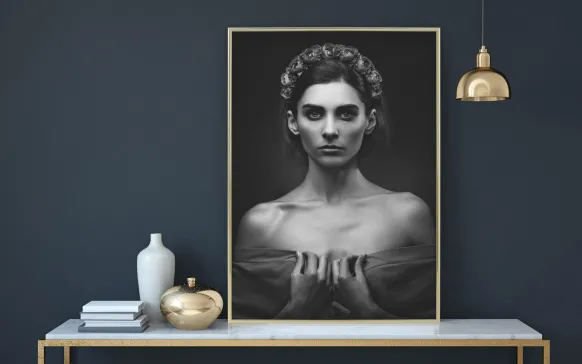 Ram Nielsen Premium Classic Glas Guld 30x40 cm
