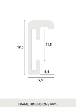 Ram Nielsen Premium Classic Glas Guld 21x29,7 cm (A4)