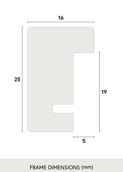 Ram Nielsen Premium Quadrum Glas Ek 40x50 cm