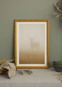 Ram Nostalgia Glas Guld 42x59,4 cm (A2)
