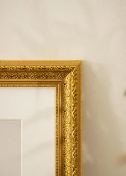 Ram Ornate Guld 40x50 cm - Passepartout Vit 29x39 cm