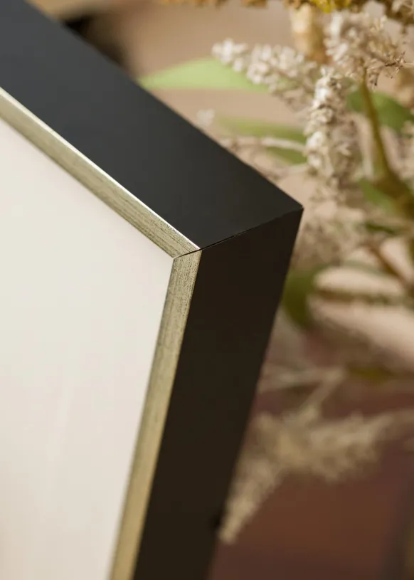 Ram Ra Canvasram Svart/Silver - Valfri Storlek (canvasramar)
