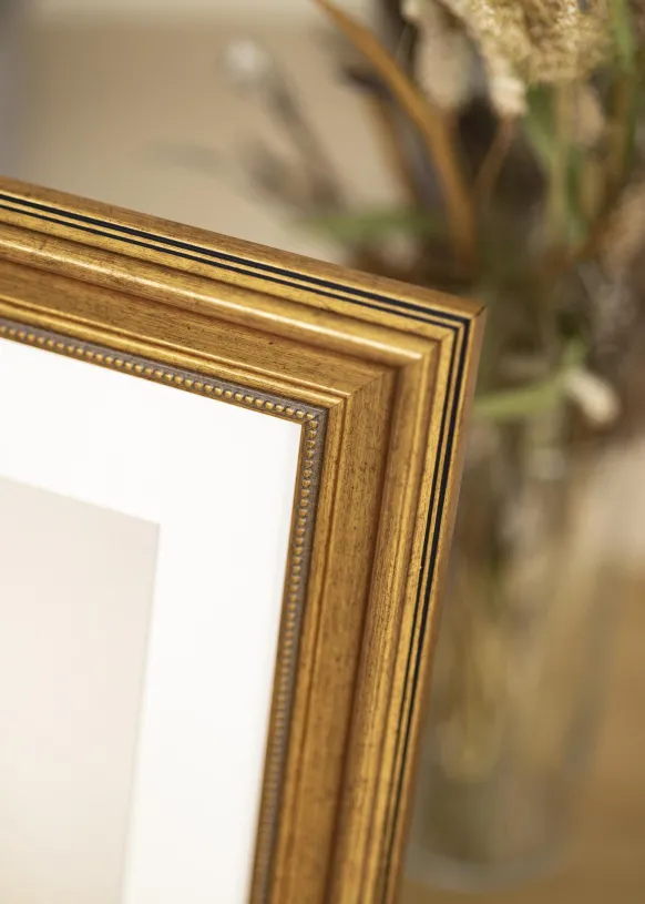 Ram Rokoko Glas Guld 40x50 cm