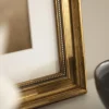 Ram Rokoko Guld 30x40 cm - Passepartout Vit 21x29,7 cm (A4)