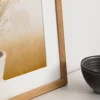 Ram Salisbury Ek 50x70 cm - Passepartout Vit 39x60 cm