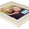 Ram Sally Glas Vit 40x50 cm