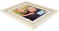 Ram Sally Glas Vit 40x50 cm