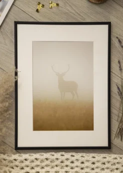 Ram Scandi Matt Svart 40x50 cm