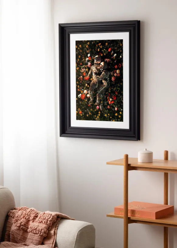 Ram Scarborough Svart 40x50 cm