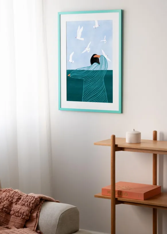 Ram Selection Aqua Blue 42x59.4 cm (A2)
