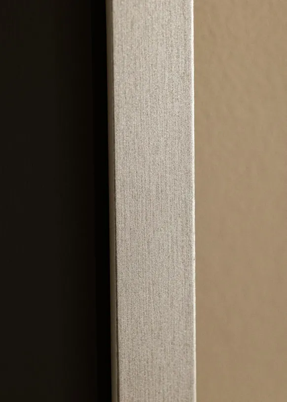 Ram Selection Silver 60x60 cm - Passepartout Svart 50x50 cm