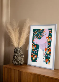 Ram Selection Sky Blue 30x40 cm - Dubbel Passepartout Vit 20x30 cm