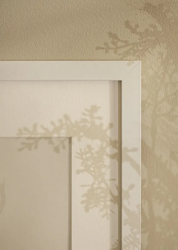 Ram Selection Vit 40x50 cm - Dubbel Passepartout Vit 29,7x42 cm (A3)