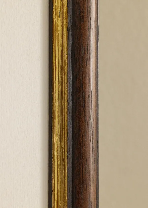 Ram Siljan Glas Brun 40x50 cm