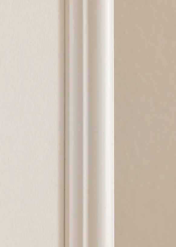 Ram Siljan Glas Vit 13x18 cm