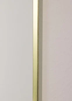 Ram Slät Metall Glas Guld 13x18 cm