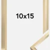 Ram Steel Style Glas Guld 10x15 cm
