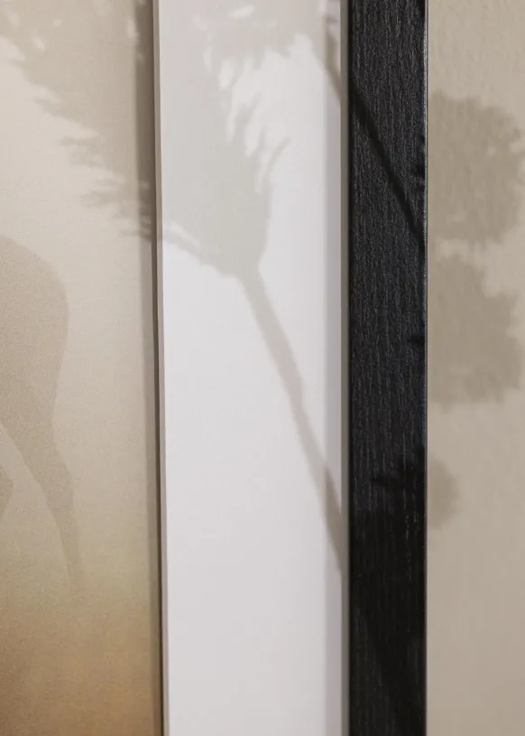 Ram Stilren Glas Black Oak 40x50 cm