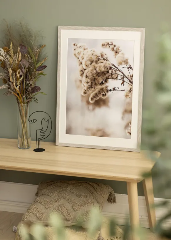 Ram Stilren Glas Light Grey Oak 60x80 cm