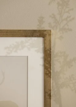 Ram Stilren Guld 40x60 cm - Passepartout Vit 25x50 cm